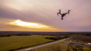 fotografia-y-video-aereo-dron-grabando-un-camion-en-autopista